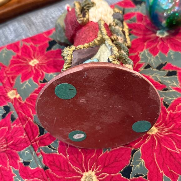 Santa Claus St. Nicholas Resin Figure ~10-1/2" Tall Excellent Condition - Picture 7 of 8